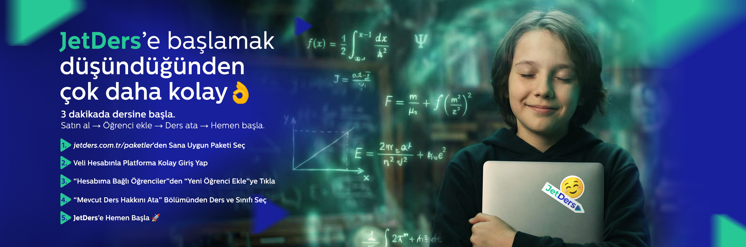 Öğrencinin ihtiyacı olan özel ders: JetDers!