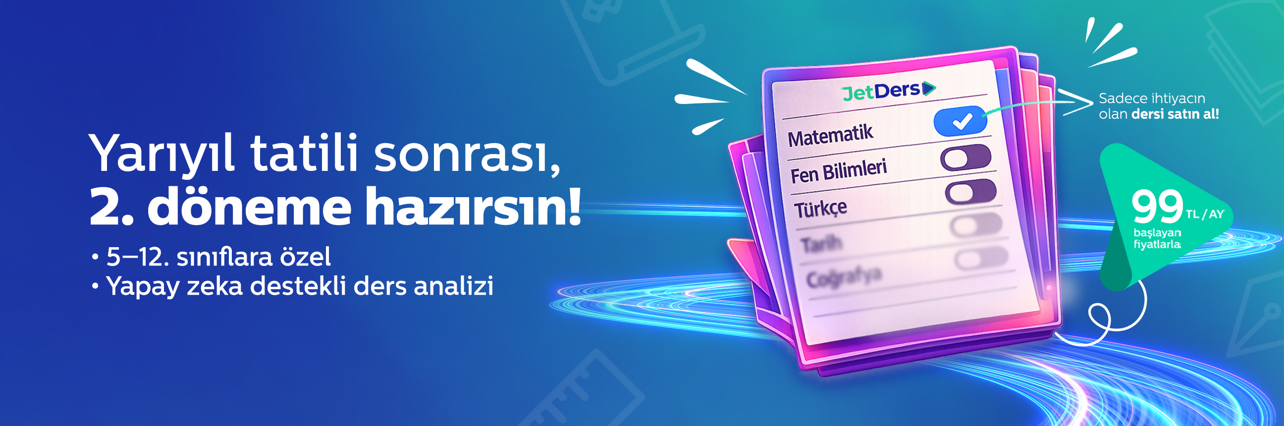 Öğrencinin ihtiyacı olan özel ders: JetDers!