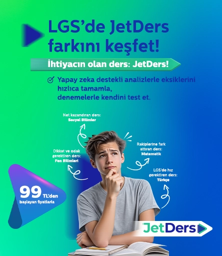 Öğrencinin ihtiyacı olan özel ders: JetDers!