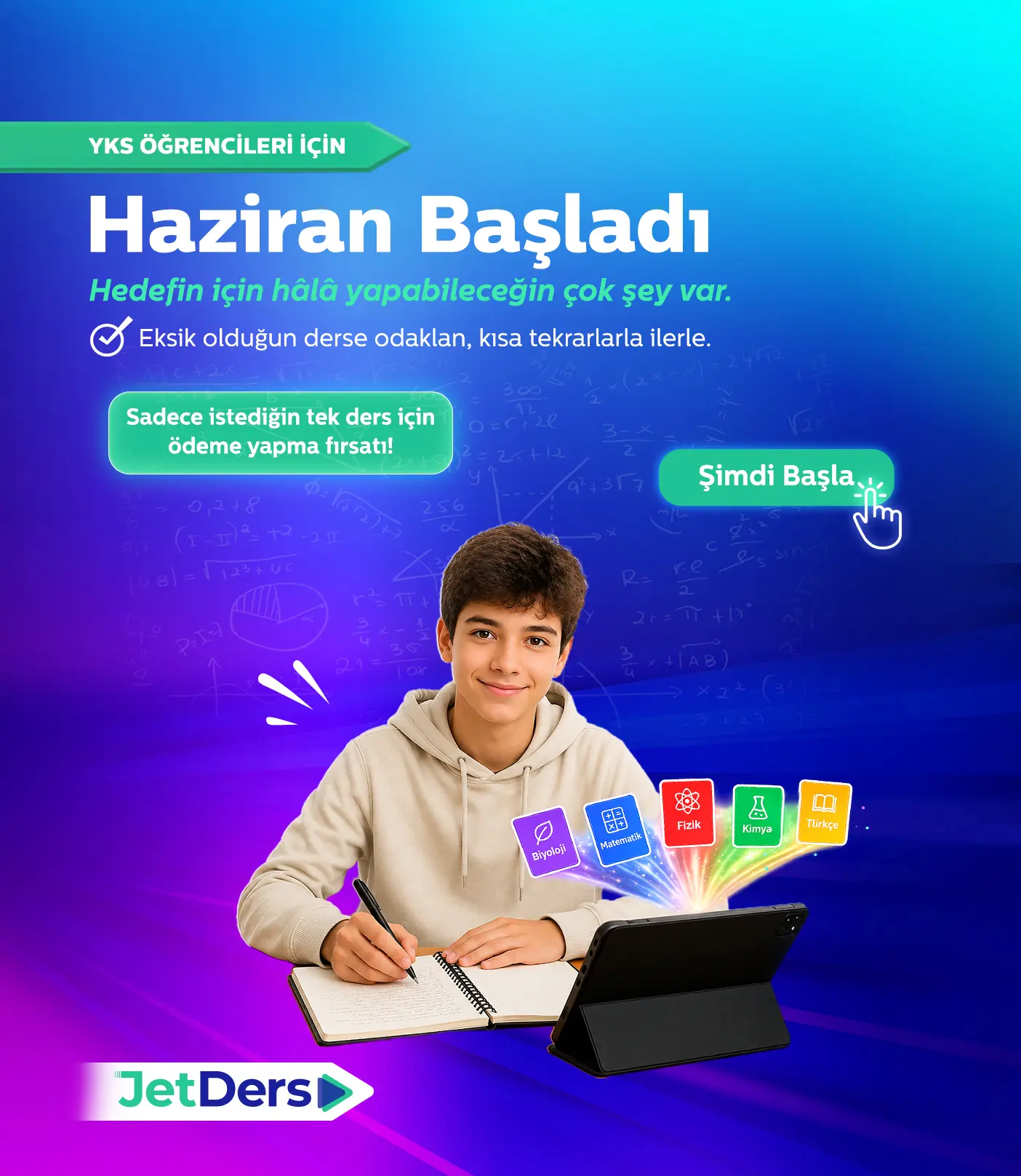 Öğrencinin ihtiyacı olan özel ders: JetDers!